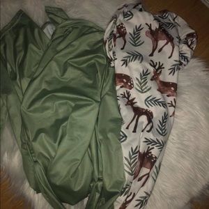 Momma and baby robe set